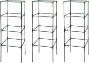 Tomato Cages for Garden - Tomato Support Cages,Heavy-Duty Climbing Rack 3 Piece for Peony Flower Cucumber Beans Rose Fruits Gardening Outdoor Patio Lawn Beds