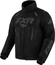 FXR Team FX 2-in-1 2023 Snowmobile Jacket, black-grey, Size 4XL for Men Black Grey