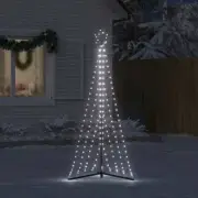 Christmas Tree Light 339 LED Lights Indoor Outdoor Xmas Decor Cold White 187cm