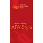 CONCISE RULES OF APA STYLE