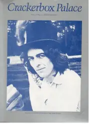 GEORGE HARRISON "CRACKERBOX PALACE" SHEET MUSIC-PIANO/V/CHORDS-BEATLES-1977-NEW