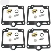 For Yamaha XJ900 31A XJ 900 1983-1984 31 A Carburetor Repair Kit Floating Needle Needle Valve Seat Gasket Parts(4sets)