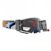 Alpinestars SuperTech MX Goggles - CORP w/Roll Off System - Blue/Orange