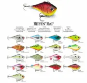 Rapala Rippin' Rap 50mm Vibrating Lipless Crankbait Fishing Lure - Choose Colour