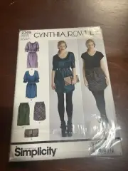 Simplicity Pattern 2305 Rowley Dresses Skirts and Purse Size 4 - 12