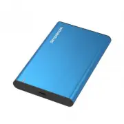 Simplecom SE221 Aluminium 2.5"" SATA HDD/SSD to USB 3.1 Enclosure Blue