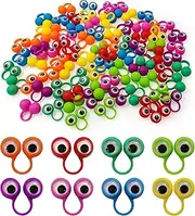 Eye Finger Puppets Googly Eye Finger Puppets Wiggly Eyeball Finger Puppet Rings Eye Finger Toy Kids Party Favor 8 Colors A Pack of 80
