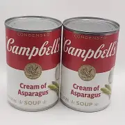 Campbells Cream Of Asparagus Soup 10.5 Oz 2 Cans EXP 02/26