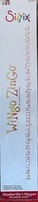 Sizzix Sizzlits Decorative Strip Wingo Zingo Alphabet Die #654900