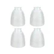 Aspen Creative 23111-4 Contemporary Style Replacement Clear with Grid Pattern...