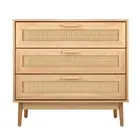 NNEED 3 Chest of Drawers Clothes Storage Rattan