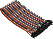 Roarrter Female to Female Solderless Flexible Breadboard Jumper Cable Wire 40 Pcs