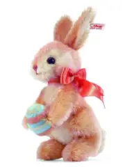 New Steiff Germany LTD Gloria The Springtime Pink Bunny & Easter Egg 681578