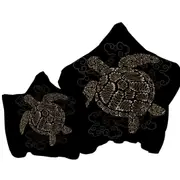 Golden Turtle Towel with Hood
