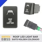 ROOF LED LIGHT BAR BLUE LED Push Switch Suit HOLDEN COLORADO 2012-2016 12v Dash