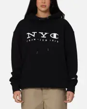 [CHAMPION] Champion Rochester Graphic Hoodie Black - Size L L Black