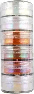 Angoily 6Pcs Mica Powder Pigment DIY Crafts Natural Pearl Pigment for Soap Making Bath Bombs Makeup Nail Art More