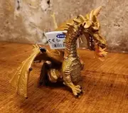 Papo Gold Dragon With Flame Fantasy Figure 39095 NEW IN STOCK
