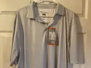 Hickey Freeman Men's XXL Golf Polo Short Sleeve Shirt Moisture Wicking UPF 50+