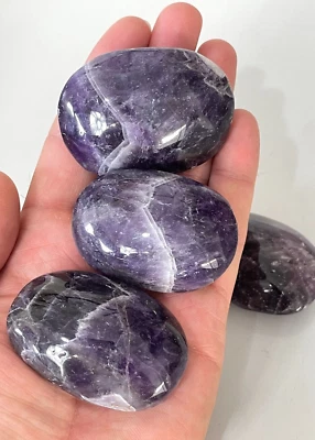 Dream Amethyst Palm Stone Natural PS037 x 1