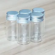 25ML Vials Crafts Mini Perfume Glass Bottles Essential Aluminum DIY 1~50pcs