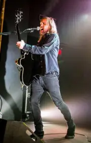 Russell Marsden of Band of Skulls in concert at St Andrews Hall - 2014 Photo 13