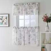 SKL Home Refresh Stylish Watercolor Print Window Valance With 1.5" Rod Pocket -