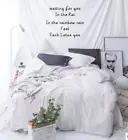 3D White Texture ZHUA2894 Bed Pillowcases Quilt Duvet Cover Set Queen King Zoe