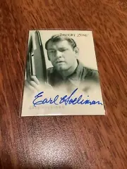 The Twilight Zone Earl Holliman Autograph Card A-13