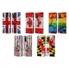 OFFICIAL ARTPOPTART FLAGS LEATHER BOOK WALLET CASE FOR SAMSUNG PHONES 1