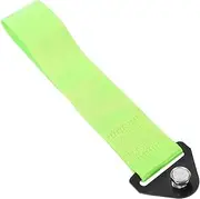 Alipis Car Tow Hook Strap Durable Towing Strap with Hook Bright Fluorescent Exterior Decoration for Bumper for Racing and Heavy Duty Use