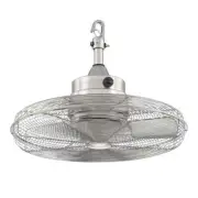 HDC Calthorpe 20 in.Indoor/Outdoor Wet Rated Portable Brushed Nickel Ceiling Fan