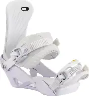 Nitro Ivy Women's Snowboard Bindings, White Pearl, Small/Medium