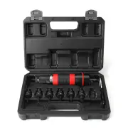 "3/8"" Rivet Nut Drill Adapter Kit Professional Nut Gun Adapter with Rubber Coating"