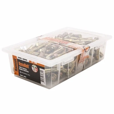 Ramset DYNABOLT PLUS HEX NUT BOLT 10x50mm 100Pieces Gold Passivated, Zinc Plated
