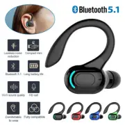 Headset Wireless Earbuds Earphones Stereo Headphones Ear Hook for Bluetooth 5.1