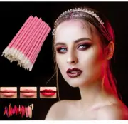Wands Lash Extension Brush Wand 50 / 100-500PCS Lip brush Gloss Lipstick