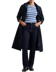 [David Lawrence] Camino Longline Anorak in Midnight