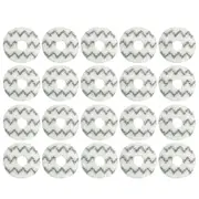 20Pcs Replacement Accessories Twisted Mop Cloth for Deebot X1 Omni Turbo Robot Vacuum Cleaner Parts