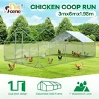 Chicken Coop Pet Cat Dog Enclosure Bird Cage Run Walk In Chook House Pen Shelter