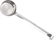 SOLUSTRE Stainless Steel Pizza Sauce Spoon Flat Bottom for Spreading Salad Dressings Gravy Professional Kitchen Tool