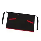 Cotton Kitchen Waist Apron Cook Cafe Waiter Uniform With 2 Pockets