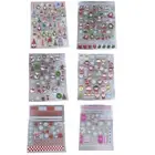 Christmas Nail Art Decal 5D Embossed Stereoscopic Snowflakes Nail Stickers