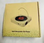 Wall Mounted Portable CD Player with Bluetooth