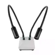 LED Double Gooseneck Microscope Visual Light Source Repair Inspection Lamps