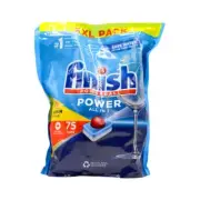 FINISH PK75 POWERBALL DISHWASHING TABLETS POWER ALL IN 1 LEMON SPARKLE BRAND NEW
