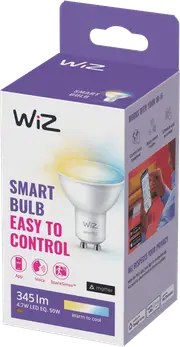 Wiz White Ambient Glass Smart Bulb (GU10)