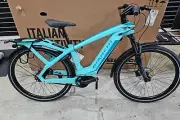 BIANCHI E-OMNIA T-TYPE E BIKE - 5 SPD NEXUS/BELT DRIVE