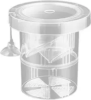 Breeding Box Fish Tank, Floating Fish Tanks, Mesh Sided Adjustable Reusable, Divider Acclimation Plant Nursery Spawning, Isolation Box for Aquarium Use, 4.72x4.72 Inches