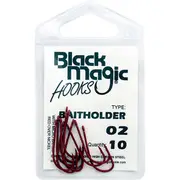 Black Magic Bait Holder Red Fishing Hook Small Pack #2